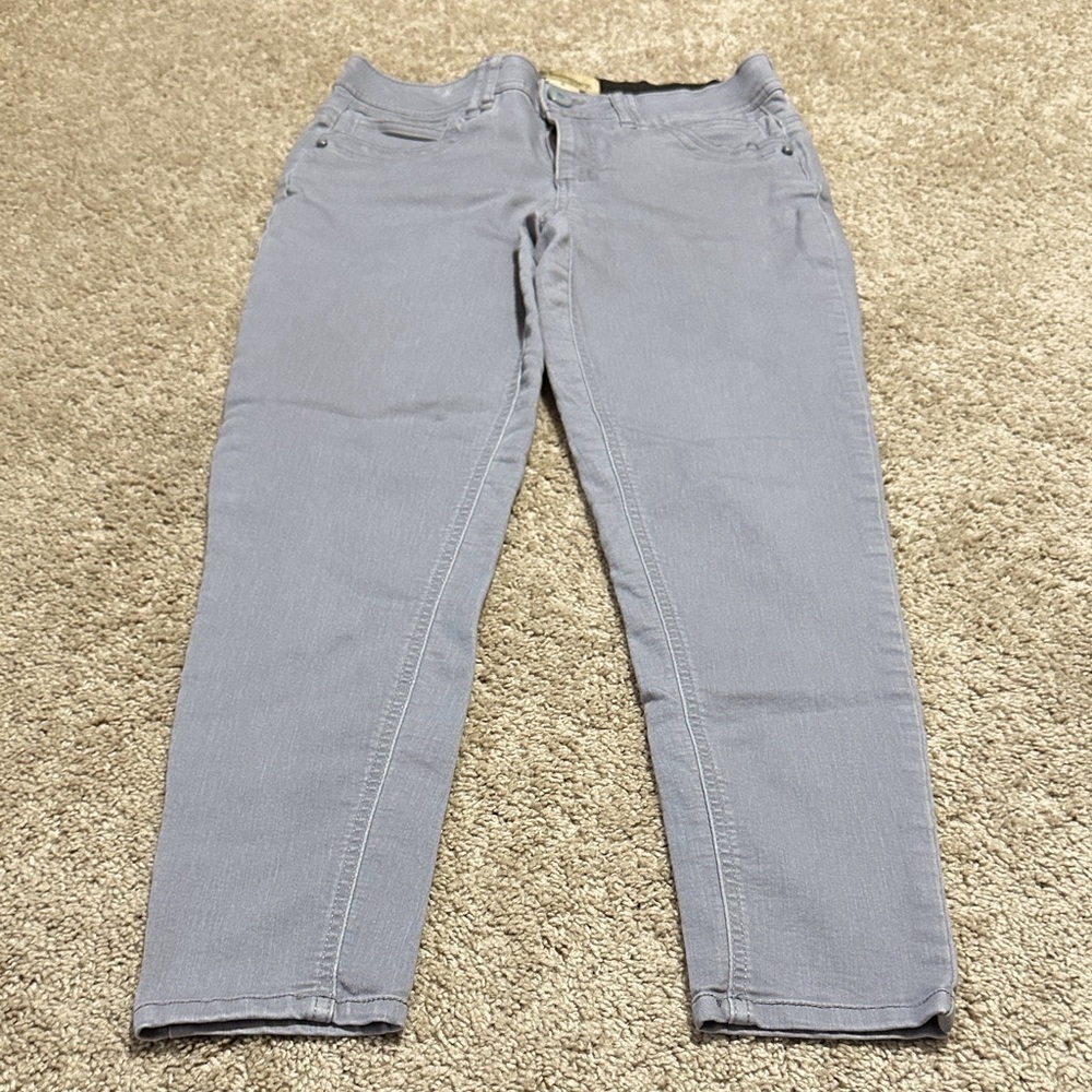 Democracy Gray Ab Technology Jeans Size 6 Elastic Waist